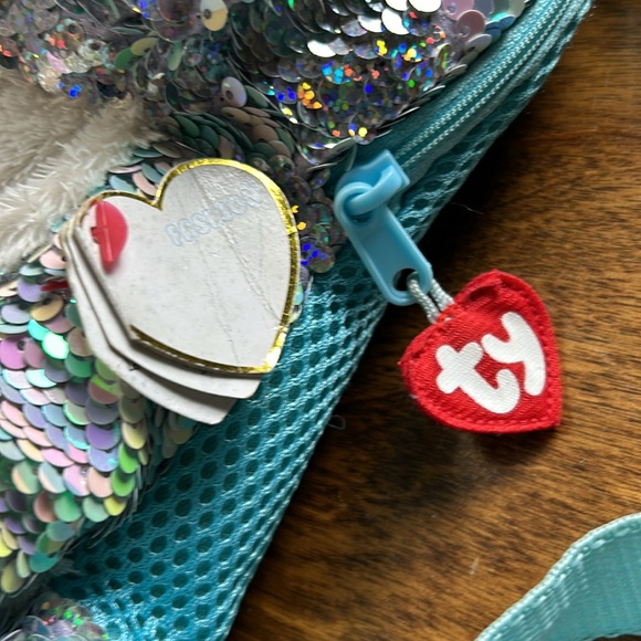 TY Whimsy sequence Cat Backpack - Picture 5 of 14